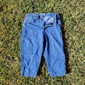 Denim capris